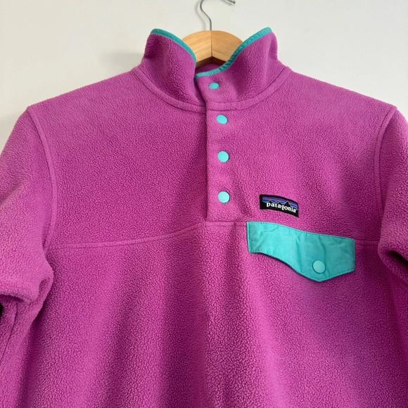Patagonia Women's Lightweight Synchilla Snap-T Pullover size: small - Picture 3 of 5